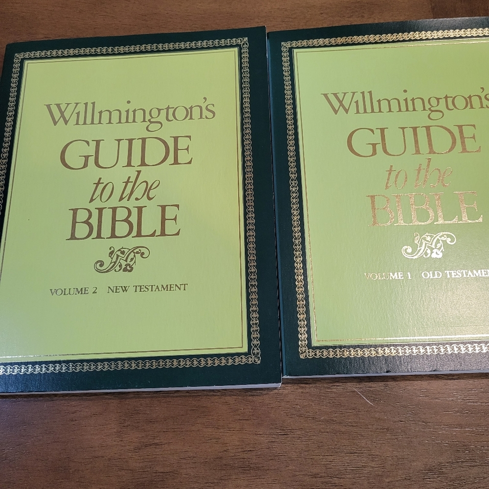 Vintage Willmington's guide to the Bible 2 volume Old and New Testament.